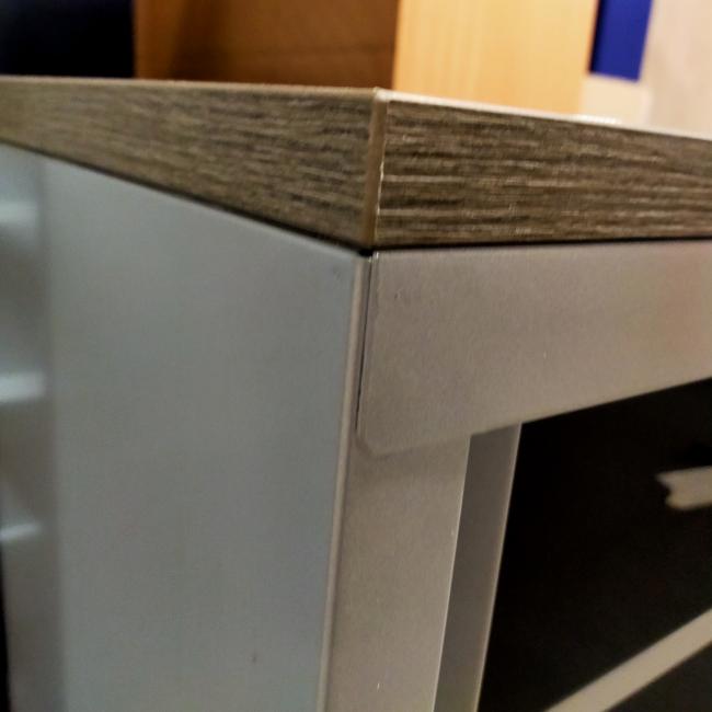  - 4x 2-delige set (dus 4 dubbele kasten) robberechts alugrijs met nieuw blad antraciet eiken (17)