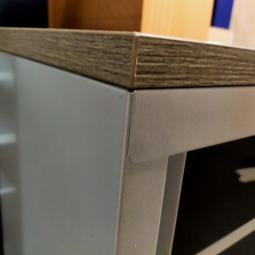  - 4x 2-delige set (dus 4 dubbele kasten) robberechts alugrijs met nieuw blad antraciet eiken (17)