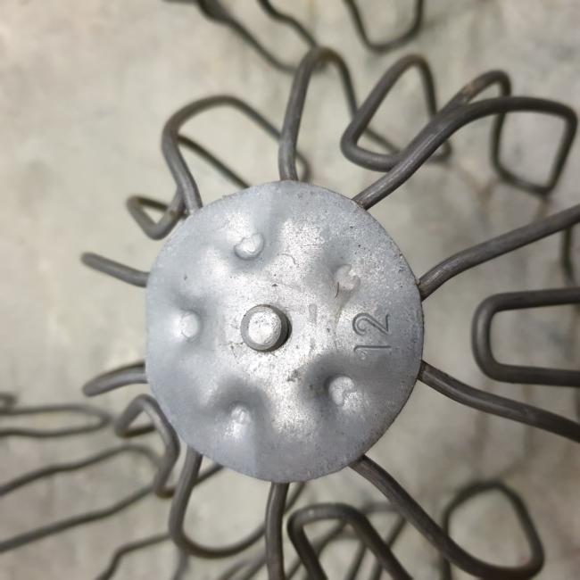  - 4x bladvanger boldraadrooster 120 mm (3)