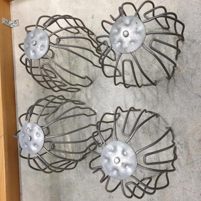  - 4x bladvanger boldraadrooster 120 mm (1)