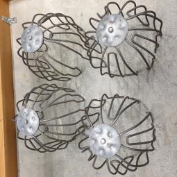  - 4x bladvanger boldraadrooster 120 mm (1)