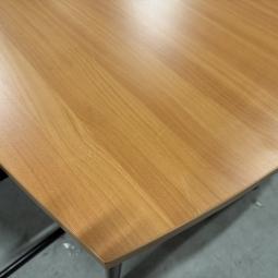  - 1x EROMES tafel kersenkleur bootvormig blad met gebrsporen  krasjes op het blad (6)