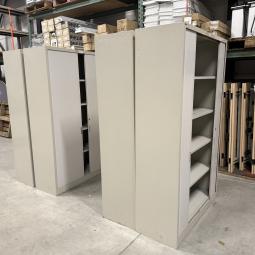  - 4x van blerk werkplaats garage kasten met roldeuren (19)