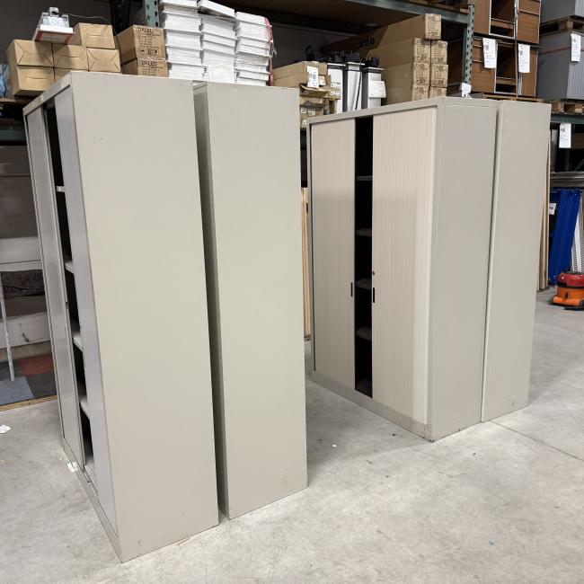  - 4x van blerk werkplaats garage kasten met roldeuren (22)