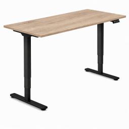  - Verstelbaar bureau met eiken blad