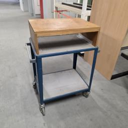  - magazijnwagen afm 67x50 cm 99 cm hoog  (2)