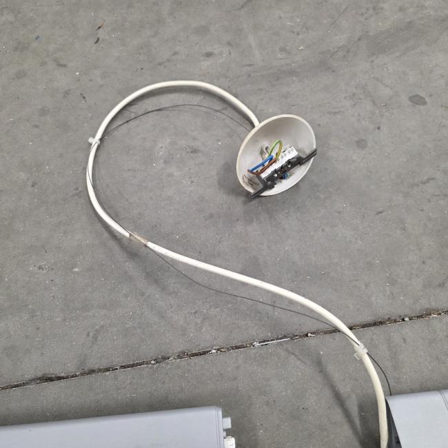  - lange 2-delige  hanglamp afm 2x130x20x5 cm  (6)