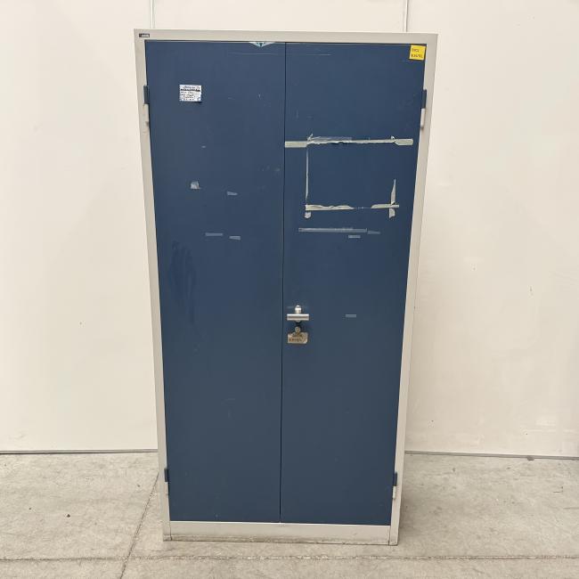  - ahrend zware degelijke stalen kast met heel veel schappen vakken (17)