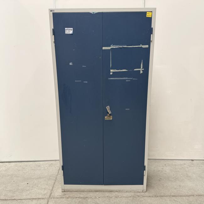  - ahrend zware degelijke stalen kast met heel veel schappen vakken (8)