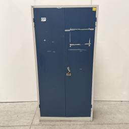  - ahrend zware degelijke stalen kast met heel veel schappen vakken (8)