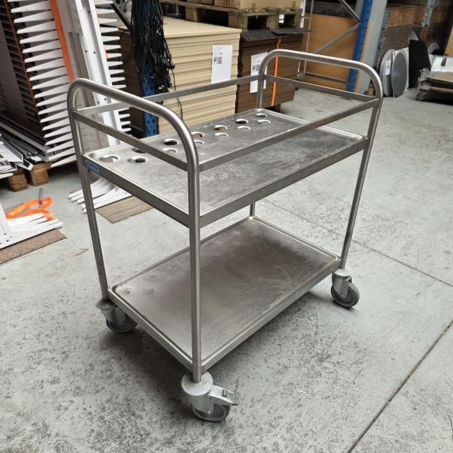  - rvs transportwagen afm 82x52x95 hoog  (2)