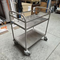  - rvs transportwagen afm 82x52x95 hoog  (2)