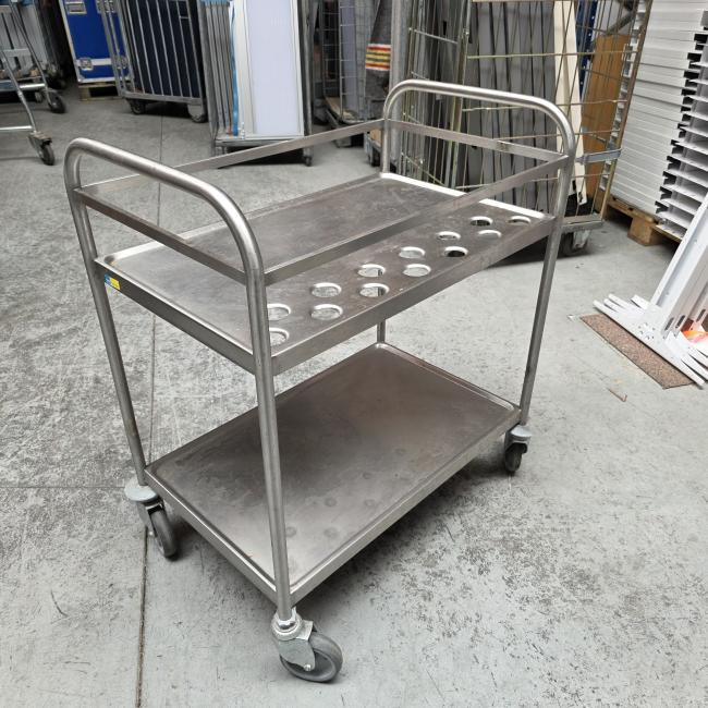  - rvs transportwagen afm 82x52x95 hoog  (1)