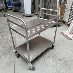  - rvs transportwagen afm 82x52x95 hoog  (1)