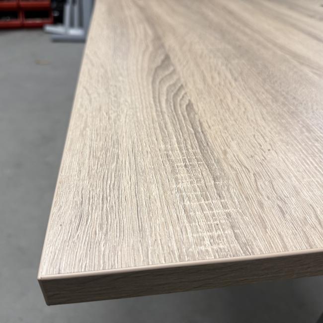  - 2x choreo hoekbureau met nieuw blad midden eiken (10)