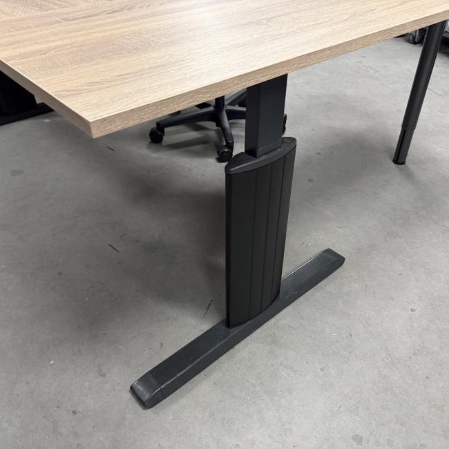  - 2x choreo hoekbureau met nieuw blad midden eiken (16)