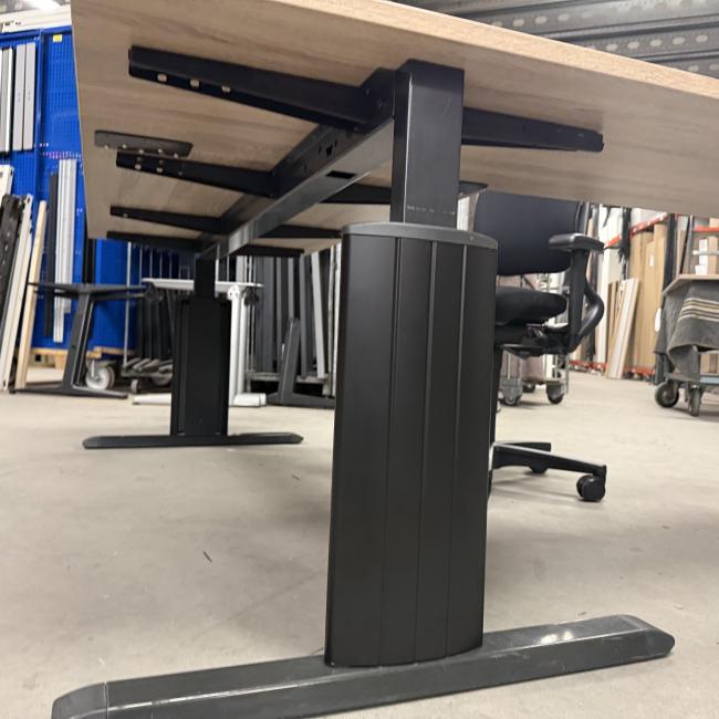  - 2x choreo hoekbureau met nieuw blad midden eiken (22)