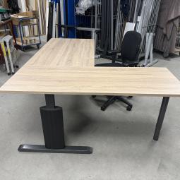  - 2x choreo hoekbureau met nieuw blad midden eiken (28)