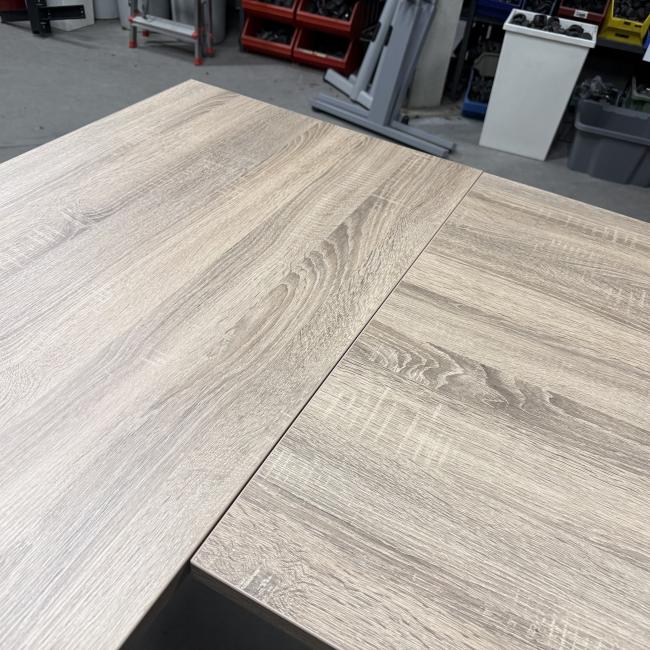  - 2x choreo hoekbureau met nieuw blad midden eiken (29)