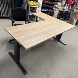  - 2x choreo hoekbureau met nieuw blad midden eiken (34)