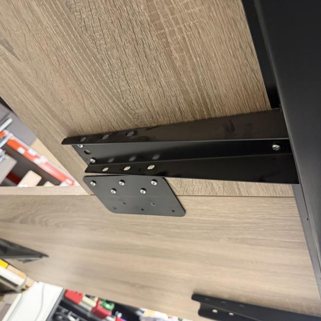  - 2x choreo hoekbureau met nieuw blad midden eiken (36)