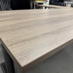  - 2x choreo hoekbureau met nieuw blad midden eiken (40)