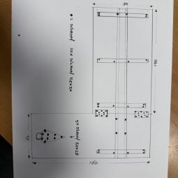  - 2x choreo hoekbureau met nieuw blad midden eiken (44)