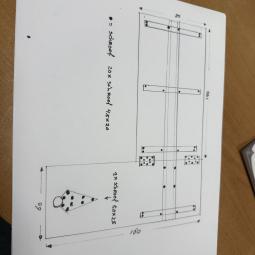  - 2x choreo hoekbureau met nieuw blad midden eiken (45)