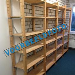  - ahrend stavast 4 meter met massieve schappen voorbeeldfoto