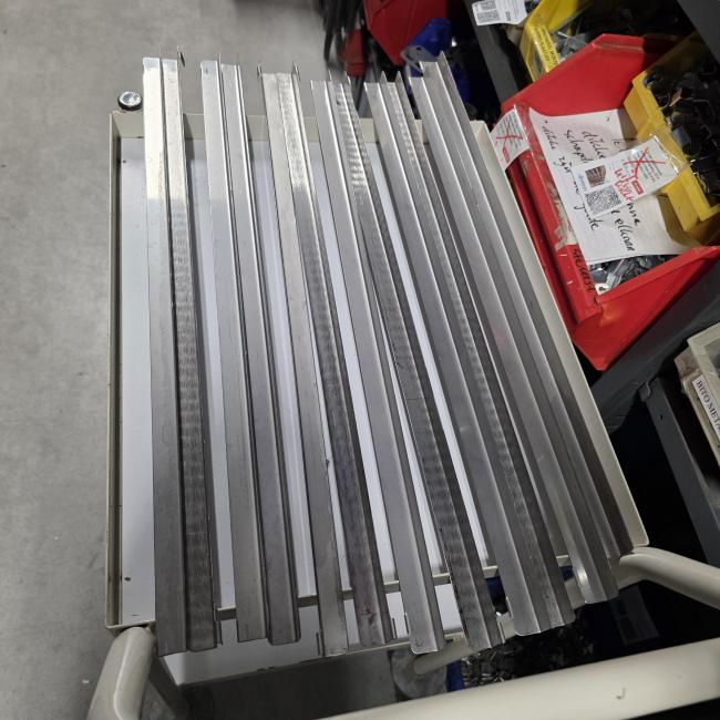  - 8 sets RVS schapdragers 