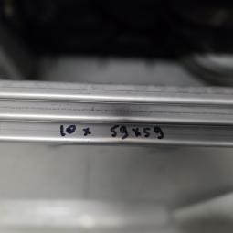  - 10x RVS schappen afm 59x59 cm  (2)