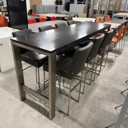  - Set 1x hoge tafel met 8 barkrukken BERT PLANTAGIE (1)