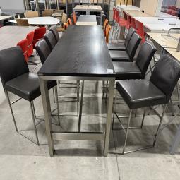  - Set 1x hoge tafel met 8 barkrukken BERT PLANTAGIE (21)