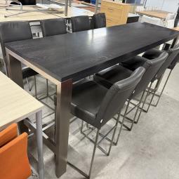  - Set 1x hoge tafel met 8 barkrukken BERT PLANTAGIE (15)