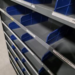  - magazijnkast   antraciet grijs afm 200x100x30 cm  (1)