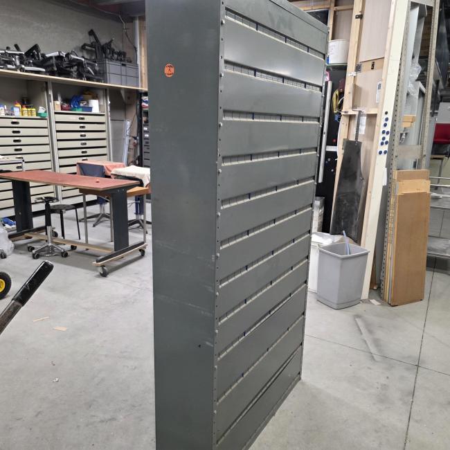  - magazijnkast antraciet grijs afm 200x100x30 cm  (4)