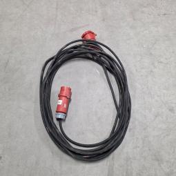  - 15 m dikke lineax elektrakabel snoer 5x2,5 mm2  H07 RN-F met 32A stekker  (1)