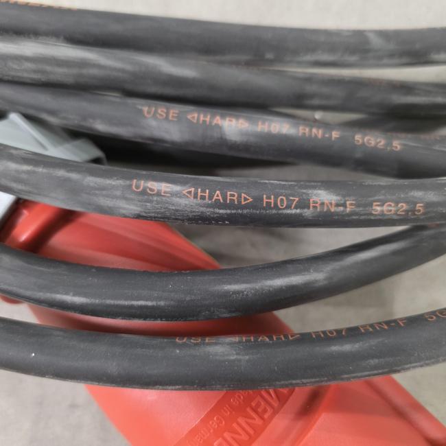  - 15 m dikke lineax elektrakabel snoer 5x2,5 mm2  H07 RN-F met 32A stekker  (3)