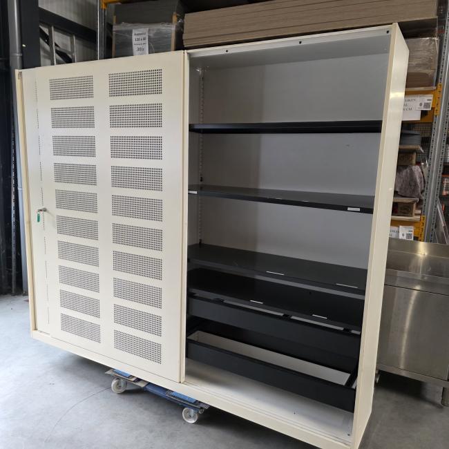  - grote akoestische schuifdeurkast afm 240xx195x50 cm brxhxd  (8)