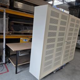  - grote akoestische schuifdeurkast afm 240xx195x50 cm brxhxd  (4)