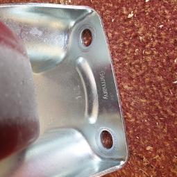  - zware set geremde zwenk en bokwielen 200 mm totale hoogte 250 mm merk TENTE  (7)
