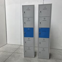  - set lockerkasten afm 190x42x45 diep deur 35x35 cm  (2)