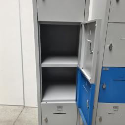  - set lockerkasten afm 190x42x45 diep deur 35x35 cm  (1)