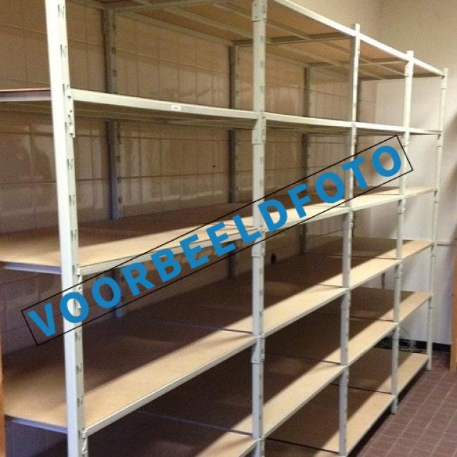  - Overtoom combi store stalen legbordstelling (1) voorbeeldfoto
