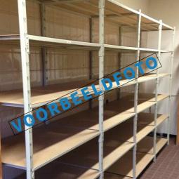  - Overtoom combi store stalen legbordstelling (1) voorbeeldfoto