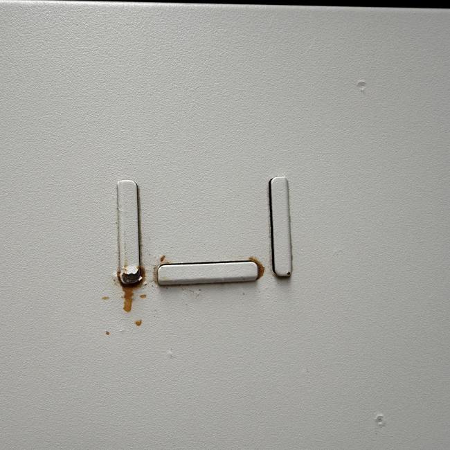  - 1x 180 cm hoog locker hang leg met schade intensief gebruikt !!! (4)
