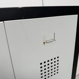  - 1x 180 cm hoog locker hang leg met schade intensief gebruikt !!! (11)