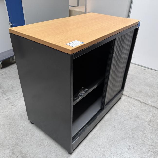  - 2x ahrend gladde deuren zwart beuken met sleutels  (5)