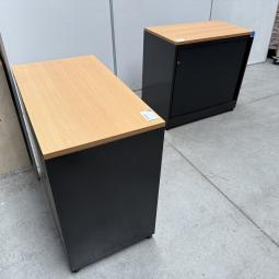  - 2x ahrend gladde deuren zwart beuken met sleutels  (7)