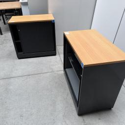  - 2x ahrend gladde deuren zwart beuken met sleutels  (20)